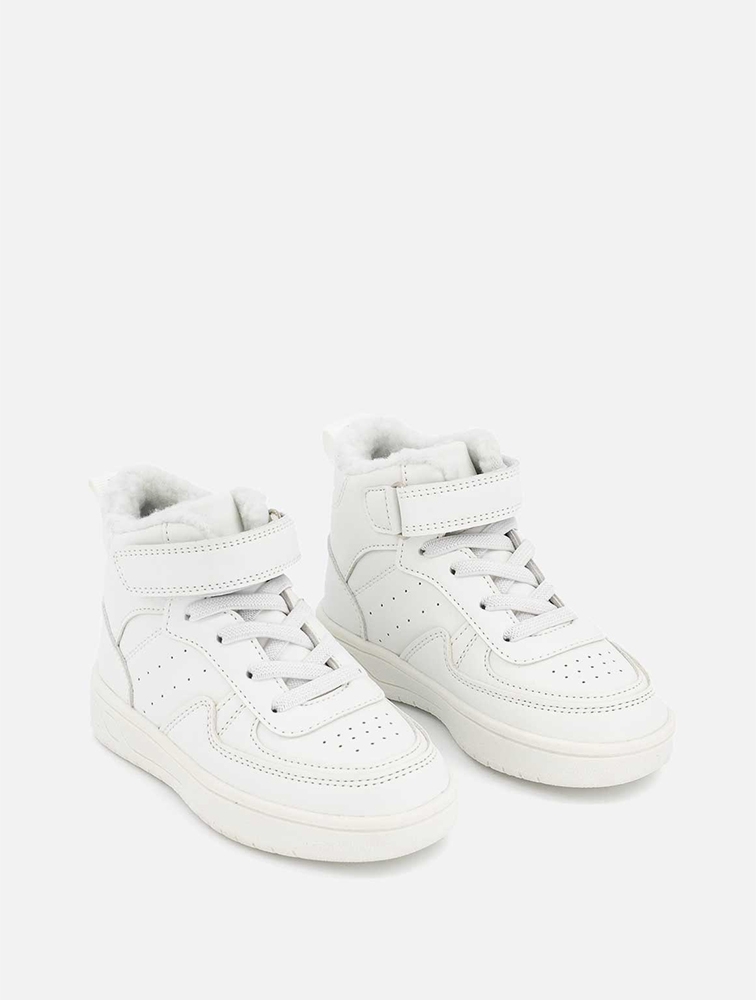 Kids white high top shoes sales